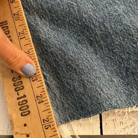 NWT BOYISH Womens The Tommy Organic Cotton Blend Distressed Button Fly Jeans 26 - Picture 10 of 13